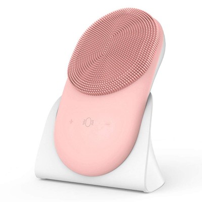 Wireless Rechargeable Face Cleansing Brush Silicone Facial Cleansing Brush Sonic Face Brush Pore Acne Blackhead Cleanser